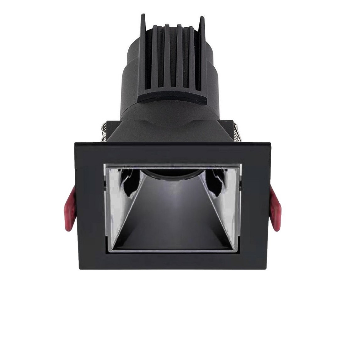 MOLLED MOL4163M 8 Watt Siyah-Platin Sıva Altı Kare LED Spot (SAMSUNG/OSRAM/PHILIPS LED & EAGLERISE/PHILIPS/LIFUD Driver)