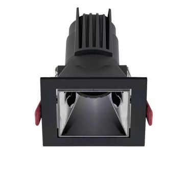 MOLLED MOL4163M 8 Watt Siyah-Platin Sıva Altı Kare LED Spot (SAMSUNG/OSRAM/PHILIPS LED & EAGLERISE/PHILIPS/LIFUD Driver)