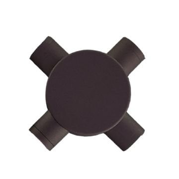 MOLLED MOL7001 15 Watt Antrasit 4 Yönlü LED Aplik - Metal Gövde - Gün Işığı (3000K)