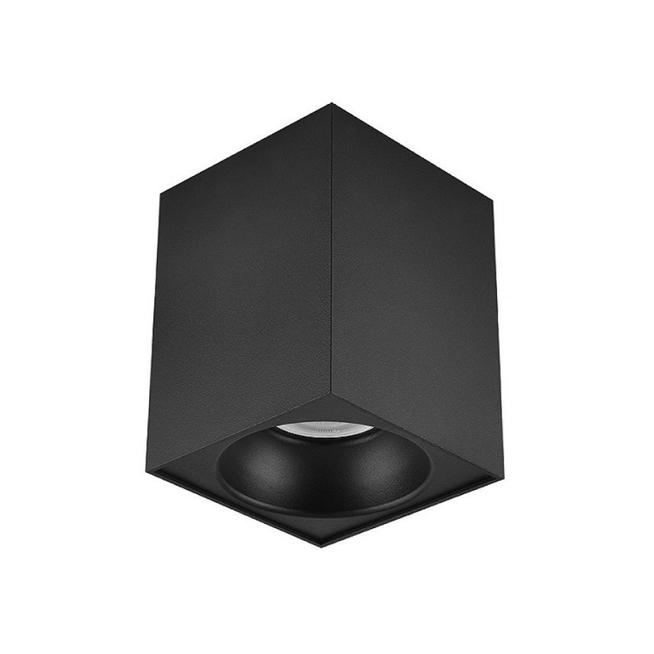 8x8x10 cm Siyah Sıva Üstü Spot