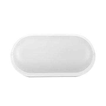 Braytron BC17-00830 12 Watt Beyaz Kasa Elips Dış Mekan LED Aplik - Beyaz Işık (6500K)