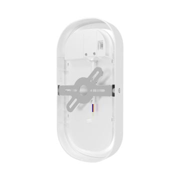 Braytron BC18-00280 12 Watt Beyaz Kasa Elips Dış Mekan LED Aplik - 3 Işık Renkli (Beyaz + Ilık Beyaz + Gün Işığı)