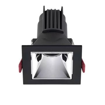 MOLLED MOL4162M 8 Watt Siyah-Krom Sıva Altı Kare LED Spot (SAMSUNG/OSRAM/PHILIPS LED & EAGLERISE/PHILIPS/LIFUD Driver)