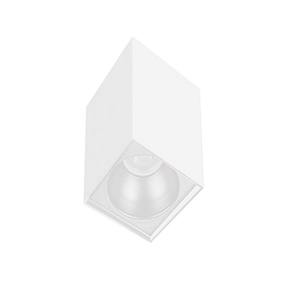 inoled 9246-03 6x6x10 cm Beyaz Sıva Üstü Spot Kasası - GU10 Duylu - Metal