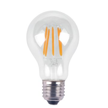 HELIOS HS 2090 8 Watt A60 Şeffaf Rustik Ampul - Gün Işığı (3200K)