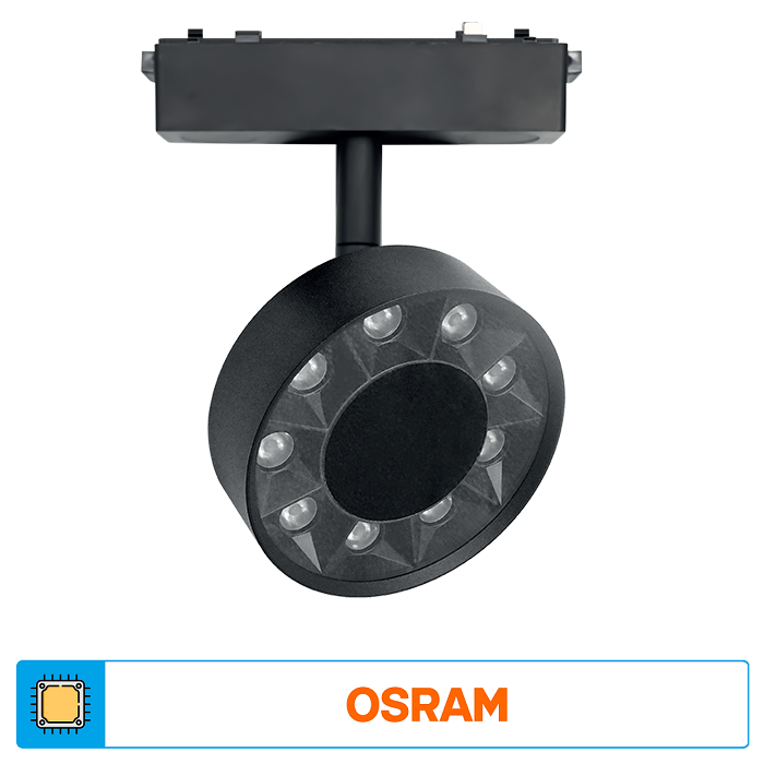 ACK AD45-07201 9 Watt OSRAM LED Magnet Ray Spot - Gün Işığı (3000K)