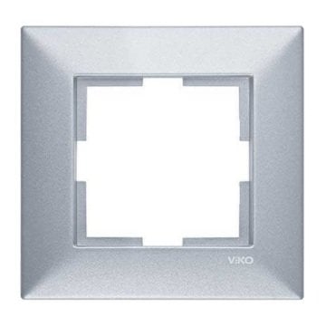 VİKO Trenda 92190701 Trenda Tekli Çerçeve [Gümüş]