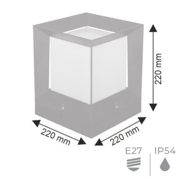 K2 GLOBAL KBA772 Siyah Set Üstü Aplik (ABS Plastik)