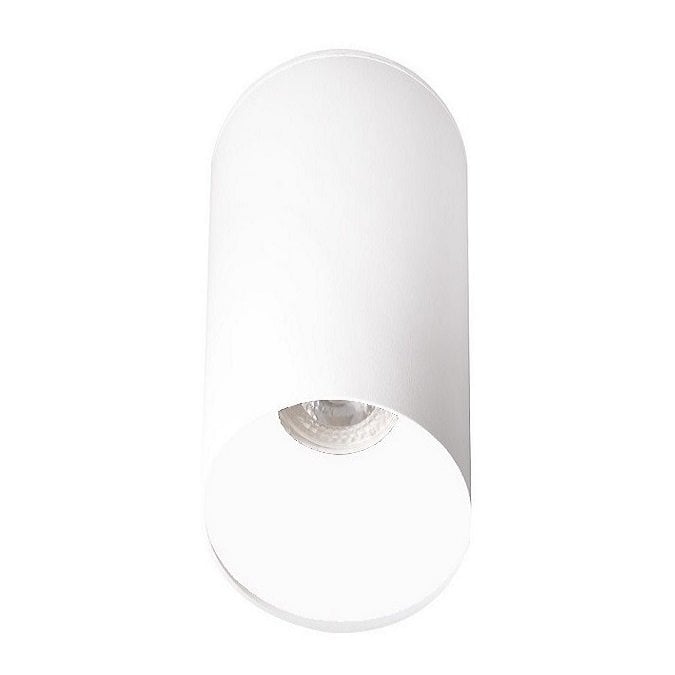 inoled 9234-03 6x10 cm Beyaz Sıva Üstü Silindir Spot Kasası - GU10 Duylu - Metal