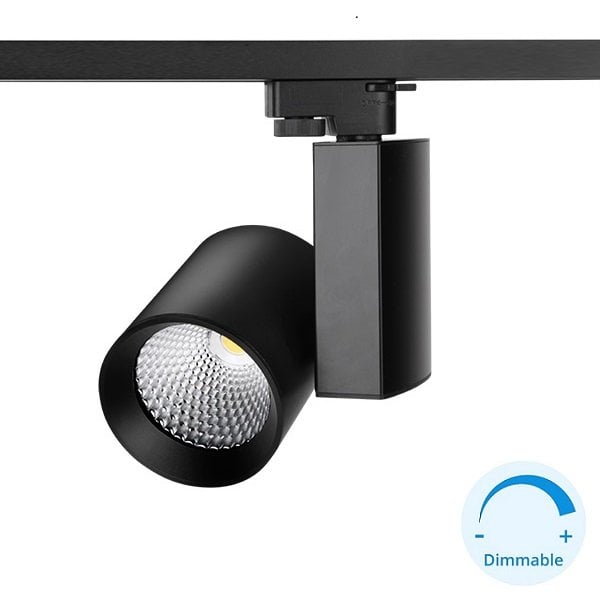 GOYA GY 3618 36 Watt Siyah/Beyaz Gövde Dimli LED Ray Spot