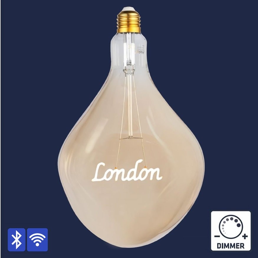 HEKA ERD-1922/1 5 Watt London Dekoratif LED Rustik Ampul - Amber