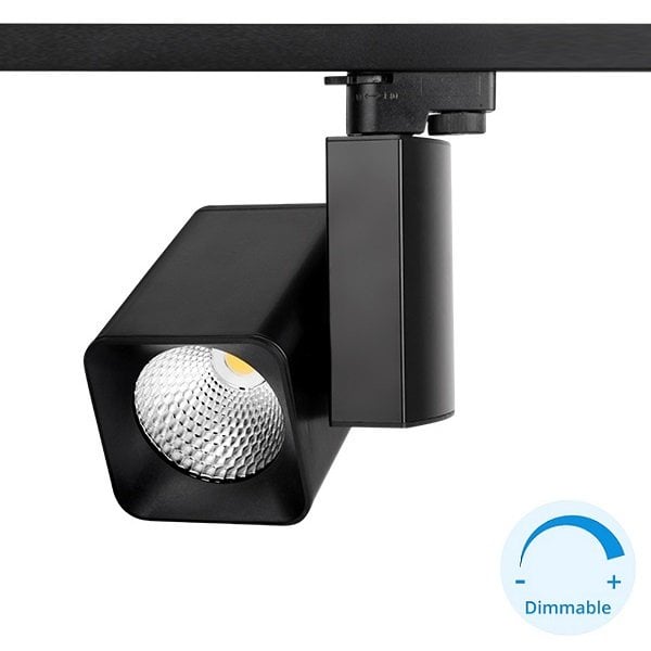 GOYA GY 3632 30 Watt Siyah/Beyaz Gövde Dimli LED Ray Spot