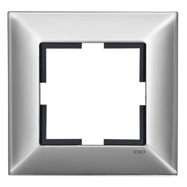 VİKO Trenda 92190811 Tekli Çerçeve [Krom]