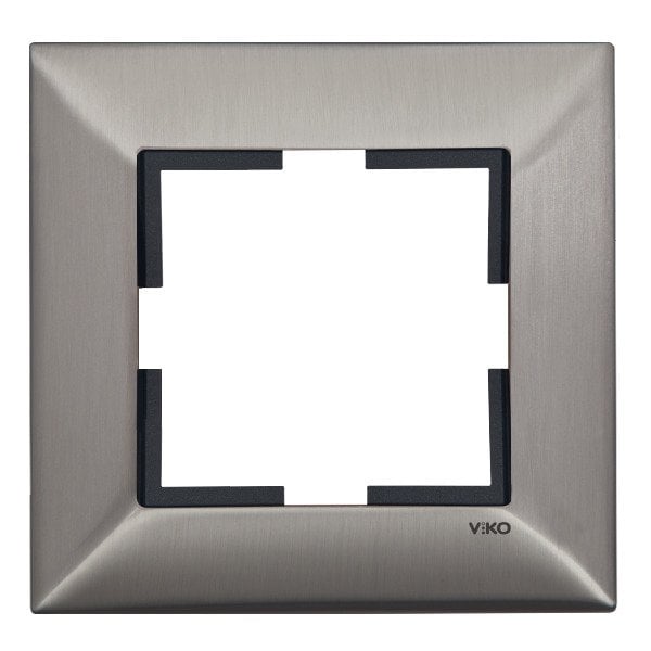 VİKO Trenda 92190821 Tekli Çerçeve [Inox]