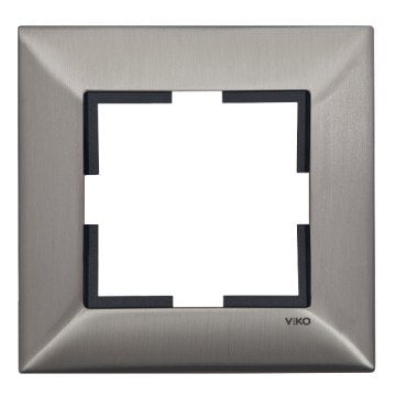 VİKO Trenda 92190821 Tekli Çerçeve [Inox]