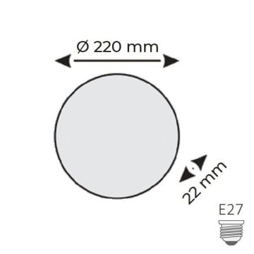 HELIOS HS 2025 36 Watt LED UFO Ampul - Beyaz Işık (6500K)