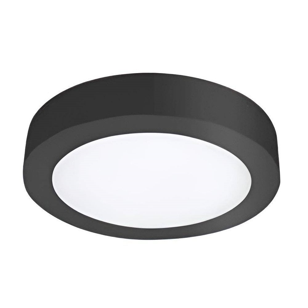 inoled 2772-03 24 Watt Siyah Kasa Sıva Üstü Yuvarlak LED Panel - Ilık Beyaz (4000K)