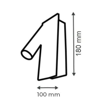 K2 GLOBAL KSL175 12 Watt Siyah Yatak Başı LED Aplik