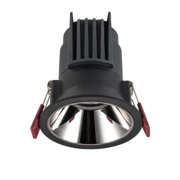 MOLLED MOL4144M 12 Watt Siyah-Krom Sıva Altı LED Spot (SAMSUNG/OSRAM/PHILIPS LED & EAGLERISE/PHILIPS/LIFUD Driver)