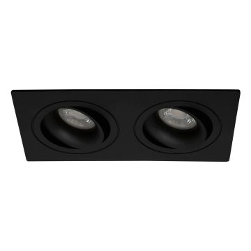 goldX ZE771-BK 2x12 Watt 2x12 Watt Siyah Sıva Altı İkili LED Spot (SAMSUNG LED & EAGLERISE Driver)