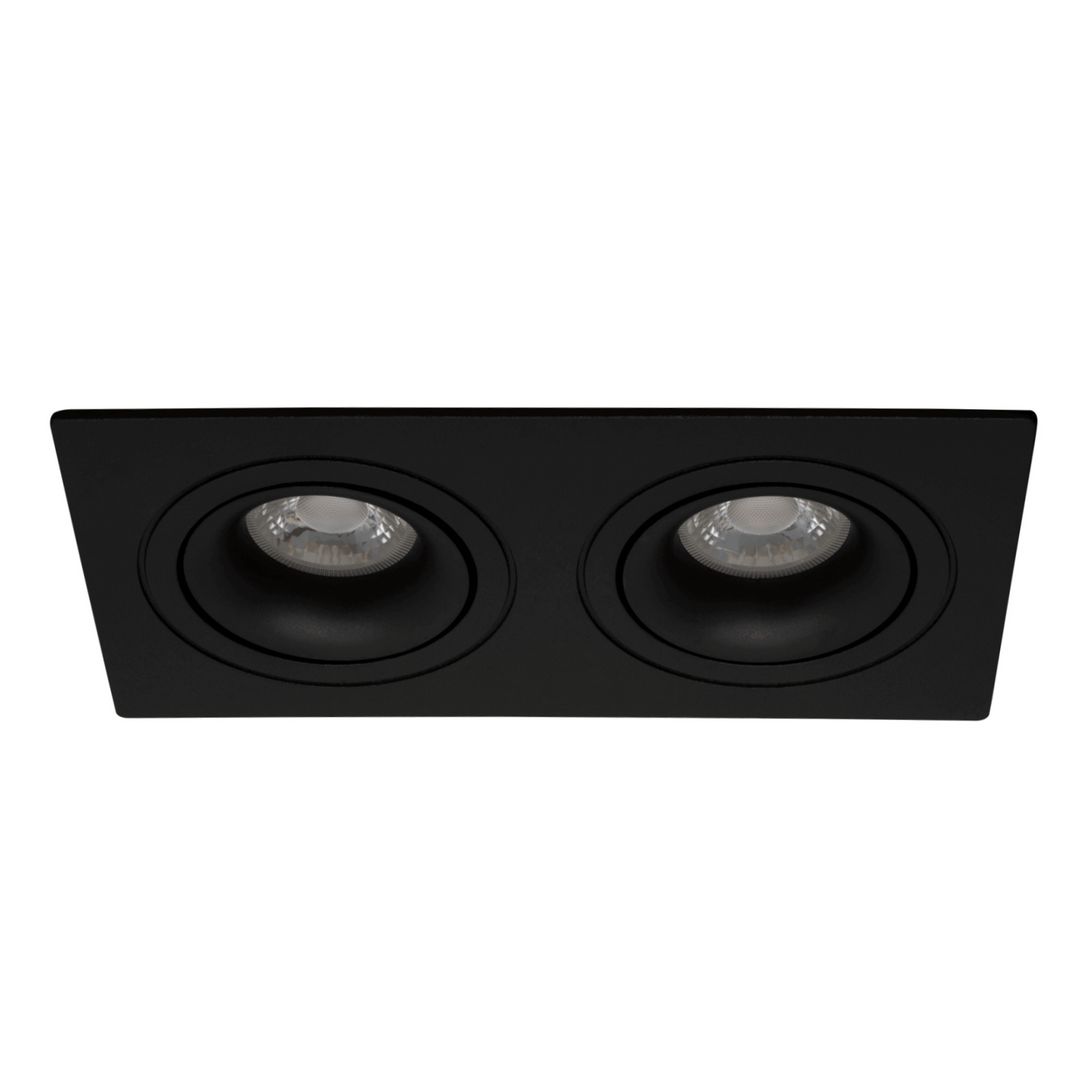 goldX ZE771-BK 2x12 Watt 2x12 Watt Siyah Sıva Altı İkili LED Spot (SAMSUNG LED & EAGLERISE Driver)