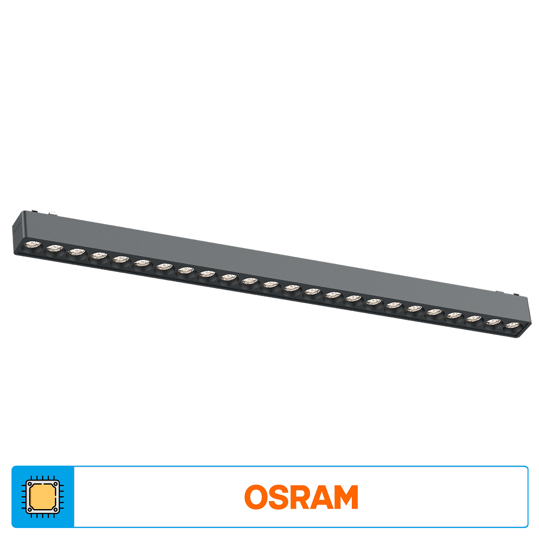 ACK AD45-02511 30 Watt 55 cm Lensli OSRAM LED Magnet Armatür - Ilık Beyaz (4000K)