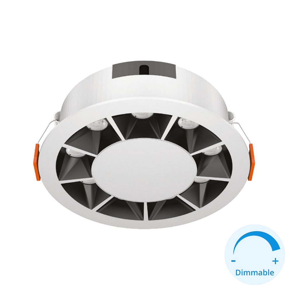 GOYA GY 5102 14 Watt Siyah/Beyaz Gövde Sıva Altı Hareketli LED Spot (Dimli)