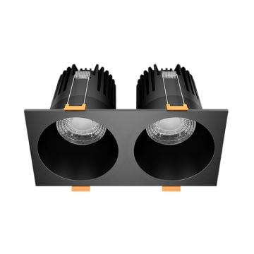 GOYA GY 1732-14 2x14 Watt Siyah Sıva Altı İkili LED Spot