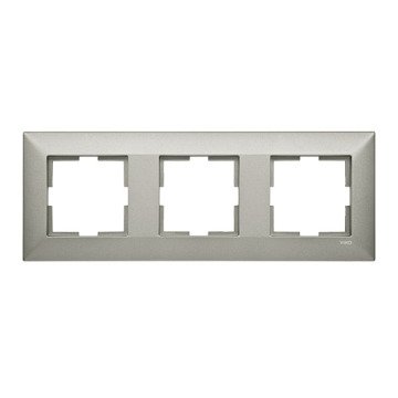 VİKO Trenda 92190713 Üçlü Yatay Çerçeve [Saten]