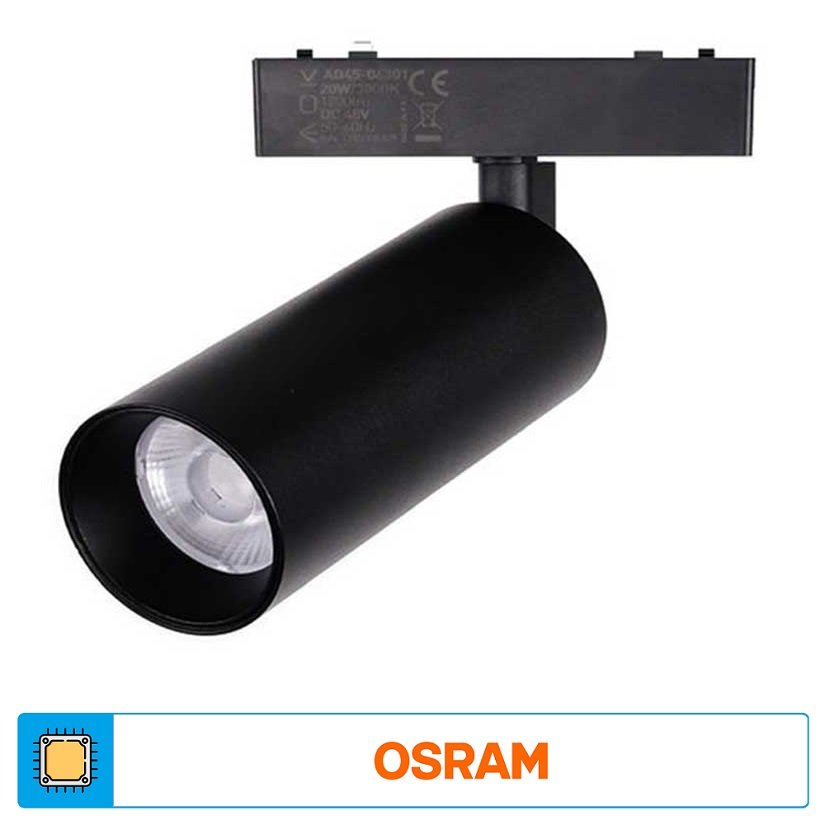 ACK AD45-06301 20 Watt OSRAM LED Magnet Ray Spot - Gün Işığı (3000K)