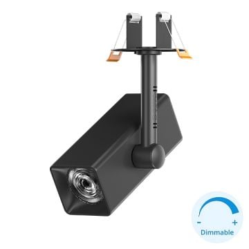 GOYA GY 3641 SAR 14 Watt Dimli Siyah/Beyaz Gövde Sıva Altı Hareketli LED Spot