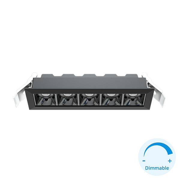 GOYA GY 5115 14 Watt Dimli Siyah/Beyaz Gövde Sıva Altı Hareketli LED Spot