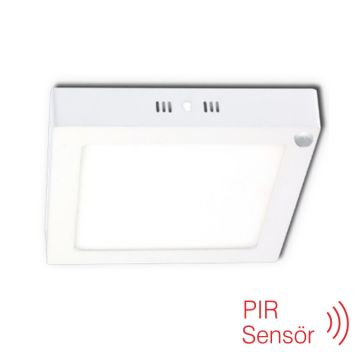 inoled 2764-02 24 Watt Sensörlü Sıva Üstü Kare LED Panel - Gün Işığı (3000K)