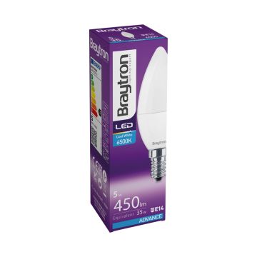 Braytron BA09-00513 5 Watt LED Mum Ampul - Gün Işığı (3000K)