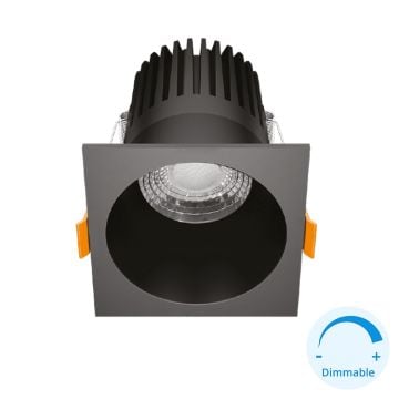 GOYA GY 1731-14 14 Watt Siyah Sıva Altı Kare Dimli LED Spot