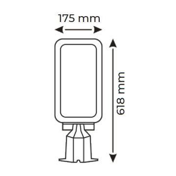 HELIOS HS 3868 200 Watt Sensörlü Solar Sokak Armatürü - Beyaz Işık (6500K)