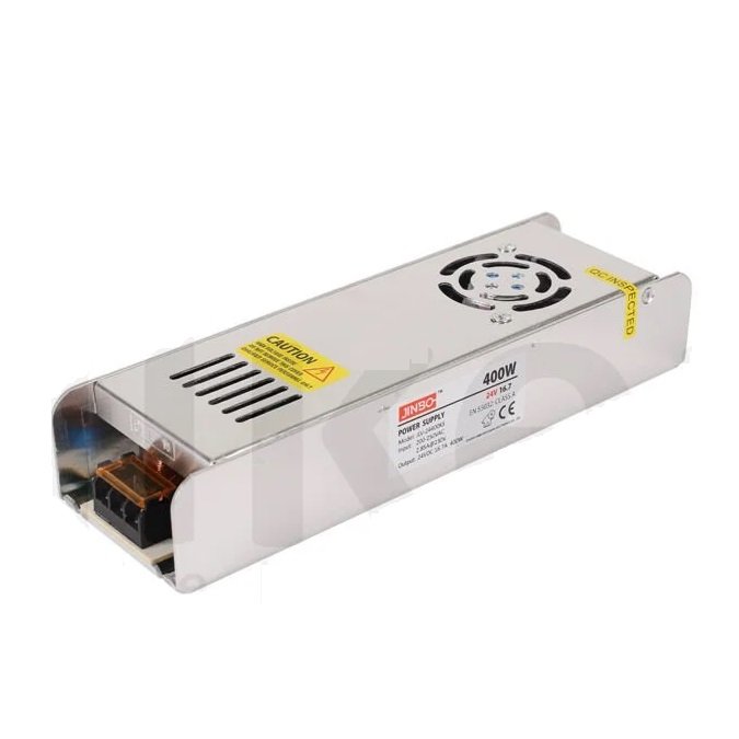 JINBO 24 Volt 16.7 Amper 400 Watt Slim LED Trafosu (JLV-24400KS)
