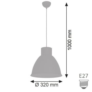 K2 GLOBAL KSL540 Siyah Retro Avize