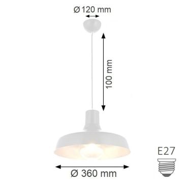 K2 GLOBAL KSL503 Siyah-Gold Retro Avize