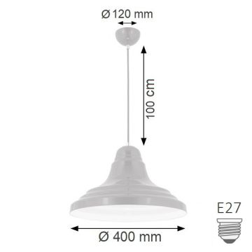 K2 GLOBAL KSL524 Sarı-Beyaz Retro Avize