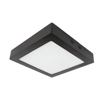 inoled 2781-02 18 Watt Siyah Kasa Sıva Üstü Kare LED Panel - Gün Işığı (3000K)