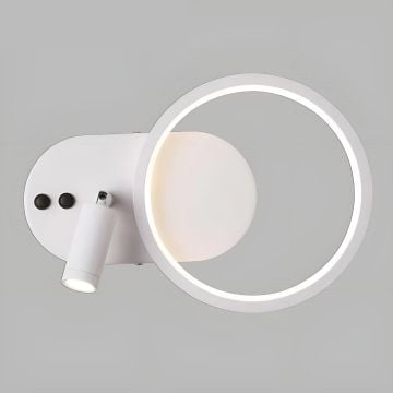 YCL YDA 930B 3+6 Watt Beyaz Kasa LED Okuma Apliği / Yatak Başı LED Aplik