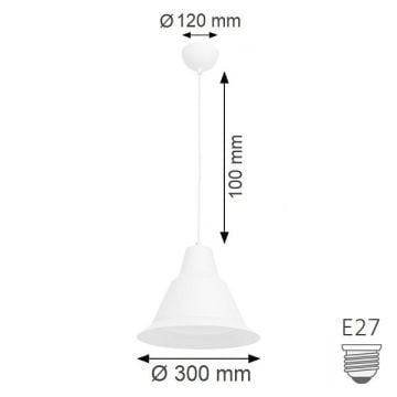 K2 GLOBAL KSL505 Beyaz Retro Avize