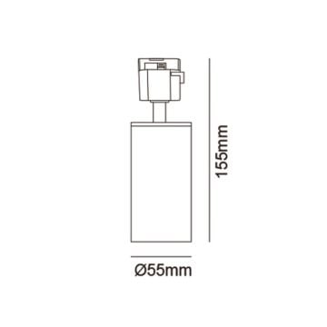 JUPITER JK650 B Beyaz Ray Spot Kasası (GU10 Duylu)