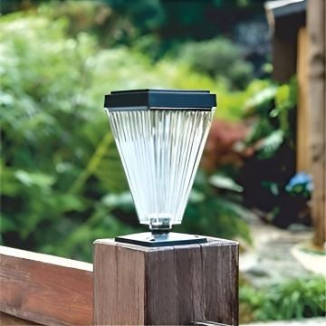 HELIOS HS 5657 10 Watt Kazıklı Solar Bahçe Armatürü - 3 Işık Renkli (Beyaz + Ilık Beyaz + Gün Işığı)