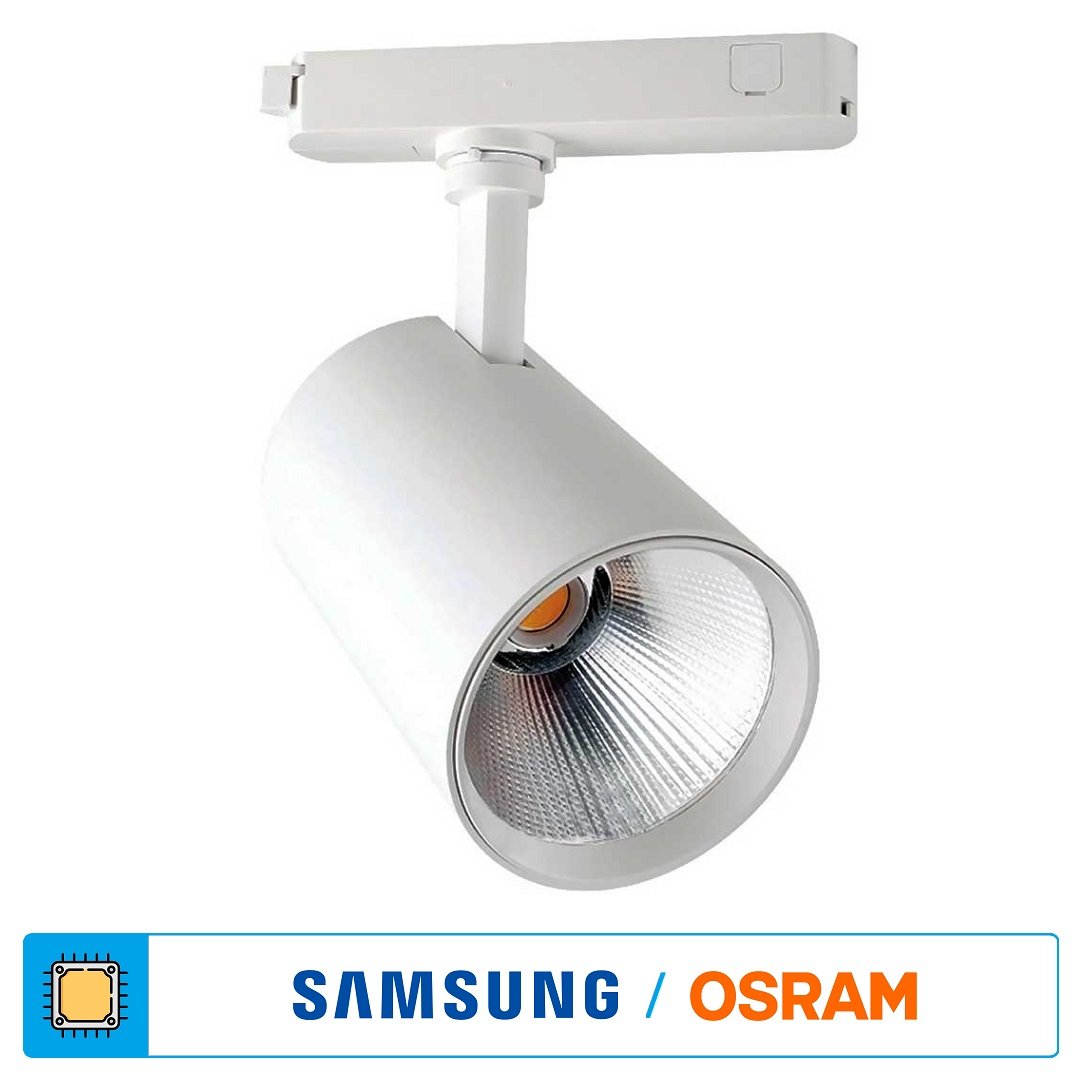 ACK AD30-01530 24-41 Watt Beyaz Gövde OSRAM LED Ray Spot - Beyaz Işık (6500K)