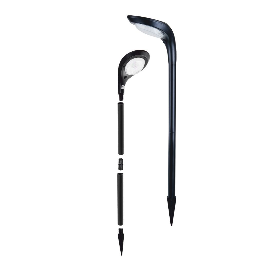 HELIOS HS 4002 10 Watt Solar Bahçe Armatürü - Çift Işık Renkli (Gün Işığı + Yeşil)