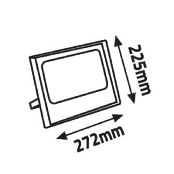 K2 GLOBAL KST306 150 Watt Solar Projektör - Beyaz Işık (6500K)