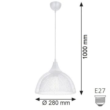K2 GLOBAL KSL534 Kafesli Siyah Retro Avize