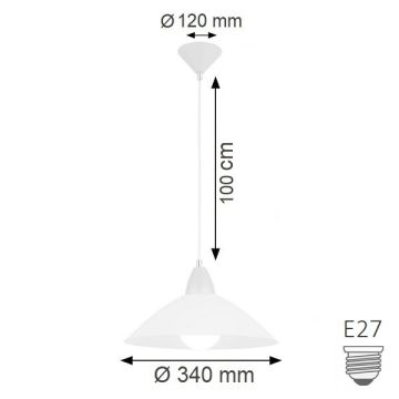 K2 GLOBAL KSL519 Beyaz Retro Avize
